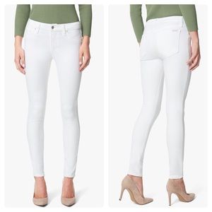 Joe's Jeans White Mid-Rise Skinny Ankle Pants